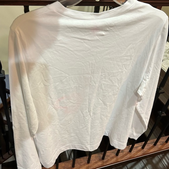 ZAKET & PLOVER long-sleeved Valentines Day tee embroidered shamrock L NWT - Picture 4 of 4